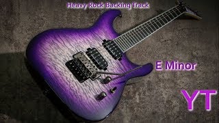 Heavy Rock | metal Guitar Backing Track E Minor chords