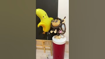 #balloondecor #fun #top #balloon #event #globo #tips #wow #tutorial #decor #popular #monkey