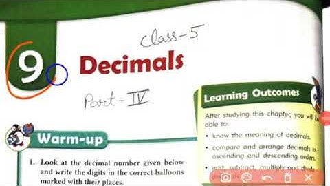 Class 5 Math | Chapter 9 Decimals Part 4 | mkd agrim academy