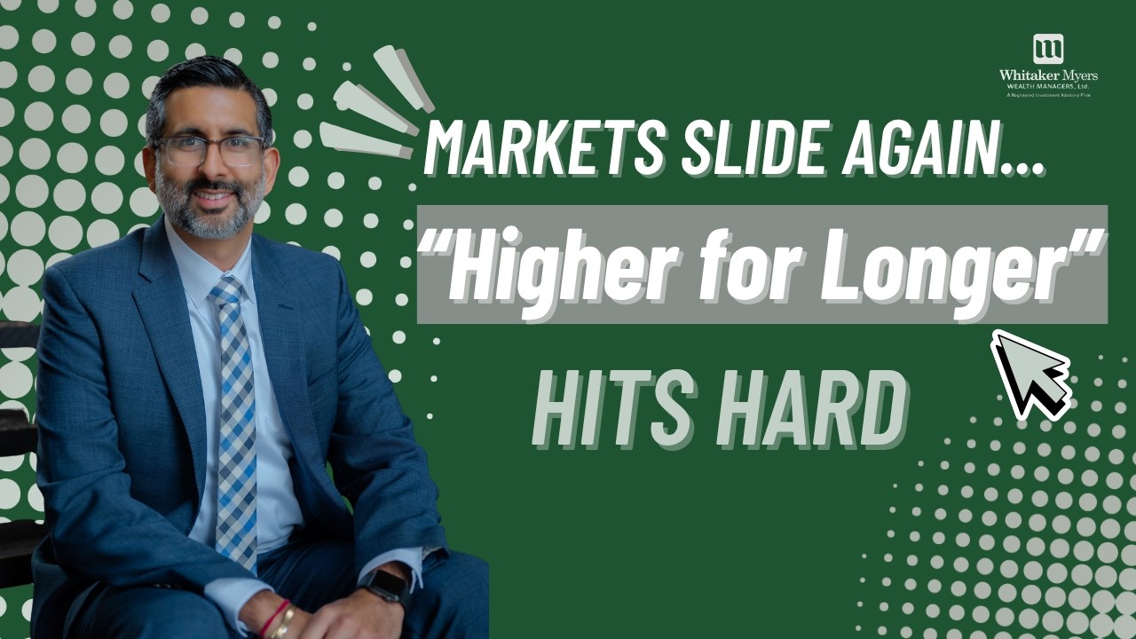 Stocks Drop Again: Fed Signals “Higher for Longer”