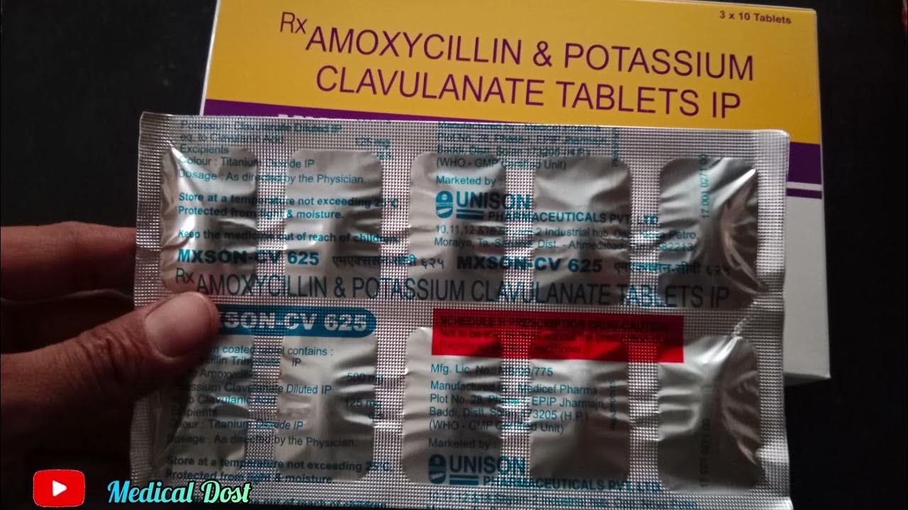 Amoxycillin and potassium clavulanate tablets ip 625 in hindi