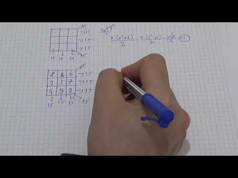Video: Matematikte Sihirli Kareler Nasıl çözülür?