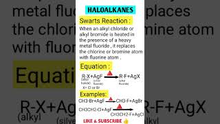 Naming Reaction : Swarts Reaction 🔥