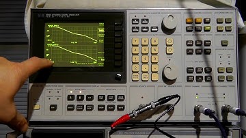 HP 3562a Digital Signal Analyzer Pt9 Looking at amplifier responses