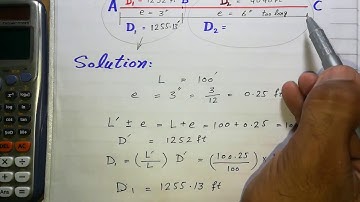 Errors in Chaining | Error in Chain Surveying | Error and Correction in Surveying Civil Engineering