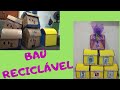 DIY- Como fazer Baú de papelão