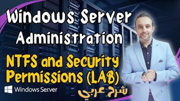 ( Security Permissions )  - Windows Server  - Arabic - By Mohamed Zohdy  - شرح كورس عربي