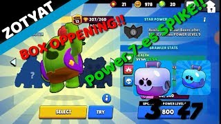 [Brawl Stars] #11 Box Oppening!! Power 7 lett a  SPIKE-OM!! 😃😎