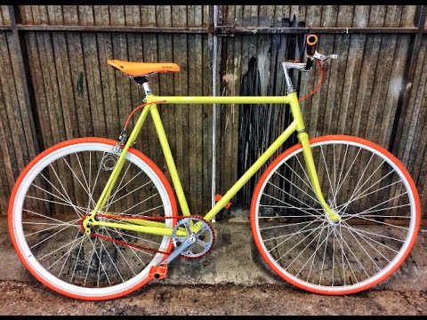 Restauraci n bicicleta de carretera a fixie YouTube