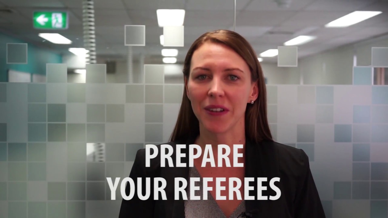 Preparing Your Referees