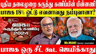 பாஜகவிற்கு ஆதரவாக புதிய தலைமுறை கருத்து கணிப்பு,என்ன ஒரு நெஞ்சழுத்தம் இருக்கும். JOURNALIST MANI BJP