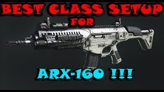 COD GHOSTS: Best Class Setup For The ARX-160 (HIGH KILLS, LOW DEATH)