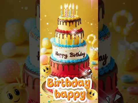 Happy birthday song 💖お誕生日おめでとう 💖 जन्मदिन मुबारक हो birthday Sparkle #birthdaycake #birthdaysong #생일