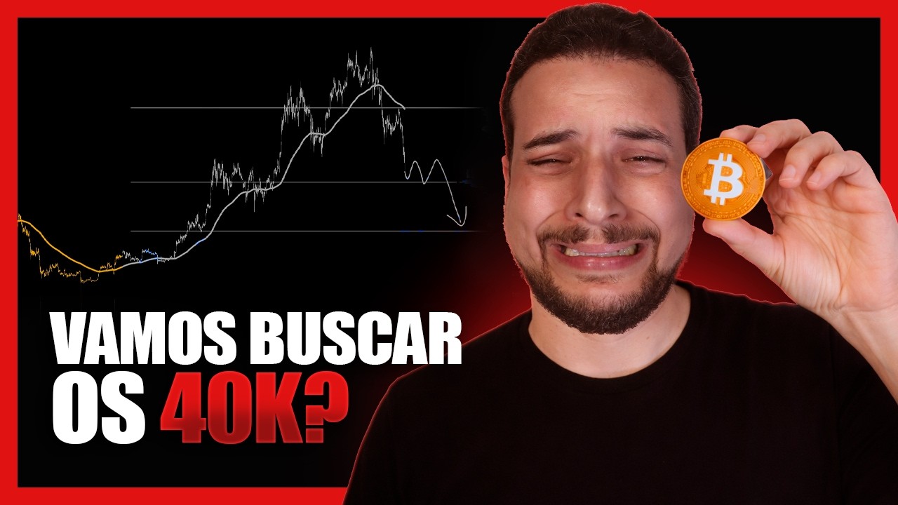 🚨 A QUEDA DO BITCOIN ATÉ OS 40K É MESMO INEVITÁVEL?
