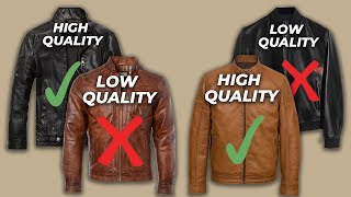 CHEAP VS EXPENSIVE LEATHER JACKET ? How to Find Difference While Buying? screenshot 5