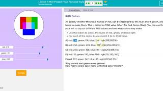 Code.org Unit 2 Lesson 7 Part 1