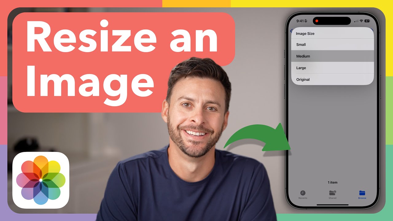 How To Resize Image On iPhone