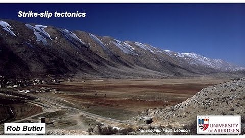 Strike-slip tectonics