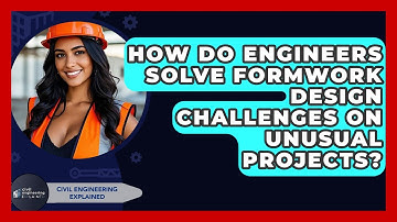 How Do Engineers Solve Formwork Design Challenges On Unusual Projects? - Civil Engineering Explained
