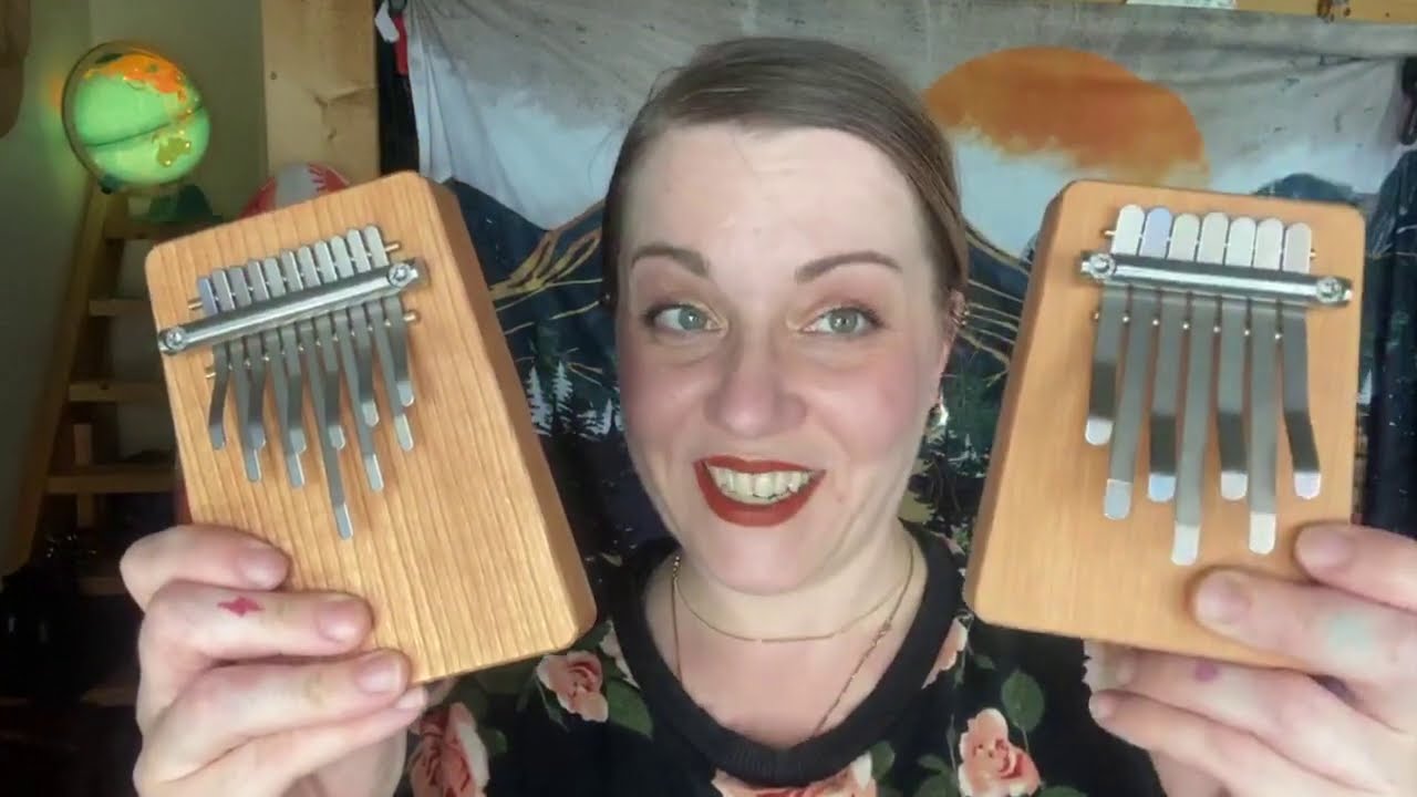Meryle plays Kalimba - Hokema B11 & B7 unboxing Facebook Live edited