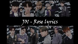 JO1 - Rose 【パート割 歌詞】lyrics (JP/RUS)