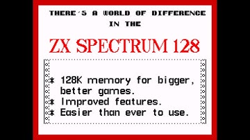 ZX Spectrum 128K Shop Window Display Demo