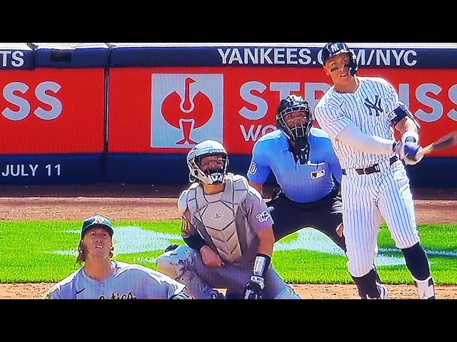 AARON JUDGE: 30TH HOME RUN: 2ND TODAY (426-FEET) ATHLETICS
