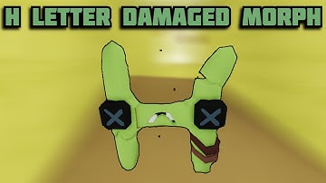 UPDATE - How To Find H LETTER DAMAGED MORPH in Find The Backrooms Morphs