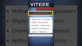 All About Viteee Exam Viteee 2023