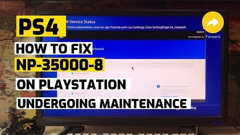 How to fix Ps4 NP-35000-8 Undergoing Maintenance New