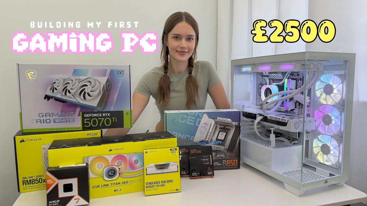 building my first gaming pc with zero experience !! - YouTube