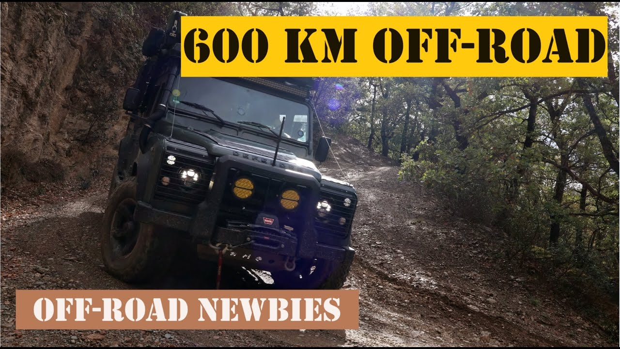 Driving 600 km off-road from Andorra into Spain - Land Rover Defender 130