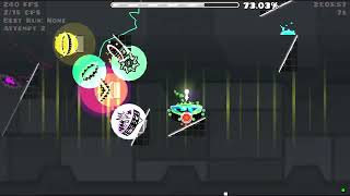 I unintendedly made a sort-of speedcore gameplay