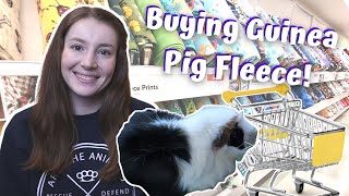 How to Buy Fleece for Guinea Pigs // DIY Cage Liners for Guinea Pig Cages Part Two