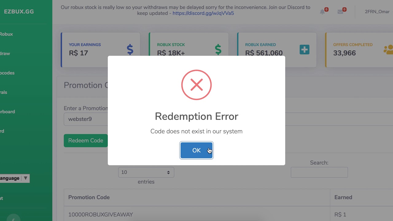 2 EZ codes for EZbux.gg - YouTube