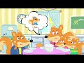 The Fox Family and friends 3 rainbow sweets - new funny stories for kids #965