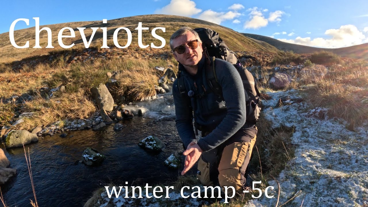 Frozen -10c Night Wild Camping at The Cheviots