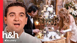 Pastel de bodas con aves reales al estilo toscano | Cake Boss | Discovery H&H