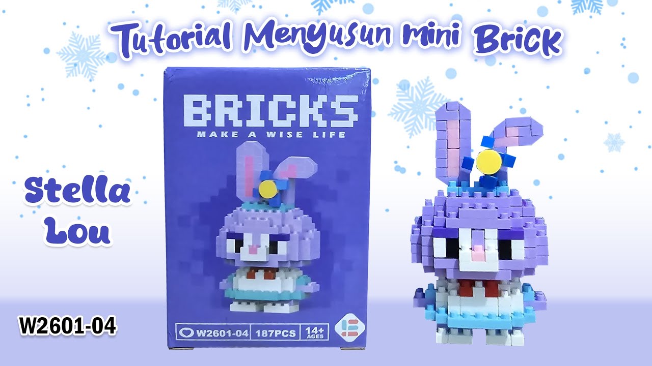 MAINAN MURAH BALOK SUSUN NANO BLOCKS MINI LEGO BRICKS MAKE A WISE LIFE W2601-04 STELLA LOU