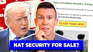 Trump Is Selling National Security Briefings To Donors