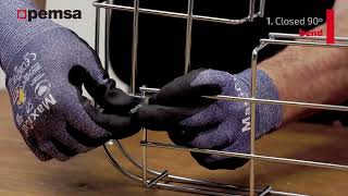 How to make a bend with Rejiband® wire mesh tray?