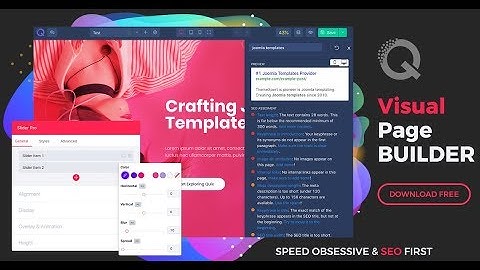 Overview of Quix - Visual Page Builder for Joomla