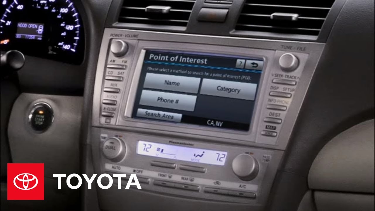 2010 Camry How-To: Navigation System | Toyota - YouTube