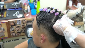 Giảng Viên Đạt Barber Chia Sẻ Uốn Lạnh Cho Anh Em Học Viên TƯỜNG BARBERTRAINING