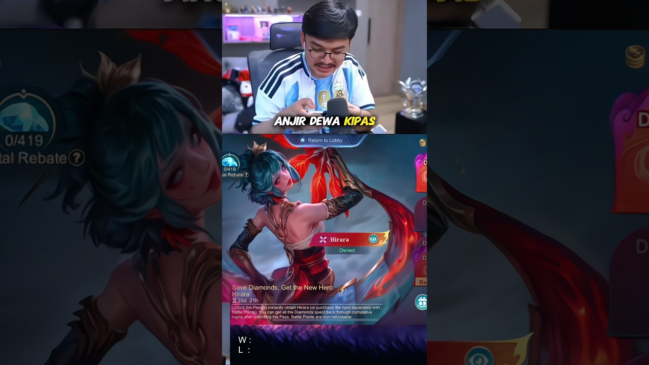 Hero Baru Hirara #set1awanade #mobilelegends