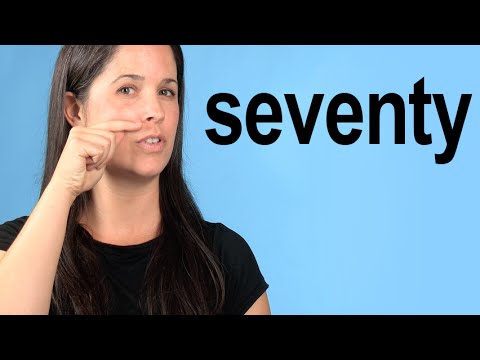 How to Pronounce SEVENTY -- American English