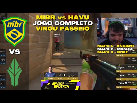 MIBR vs HAVU - JOGO COMPLETO (Todos os Mapas) CCT 2023 Online Finals 3