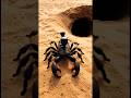 Black Scorpion POV 🦂 Entering a Hidden Desert Burrow | Real Micro Camera Footage #shorts
