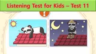 Listening Test for Kids | Test 11 Resimi
