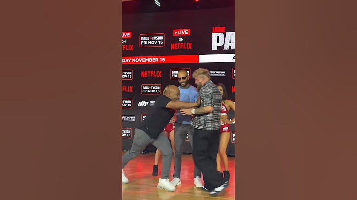 😲 Jake Paul and Mike Tyson get 𝙋𝙃𝙔𝙎𝙄𝘾𝘼𝙇 as they face off ahead of November 15th.